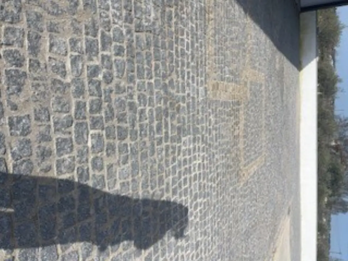 Cubos de granito para pavimentação urbana